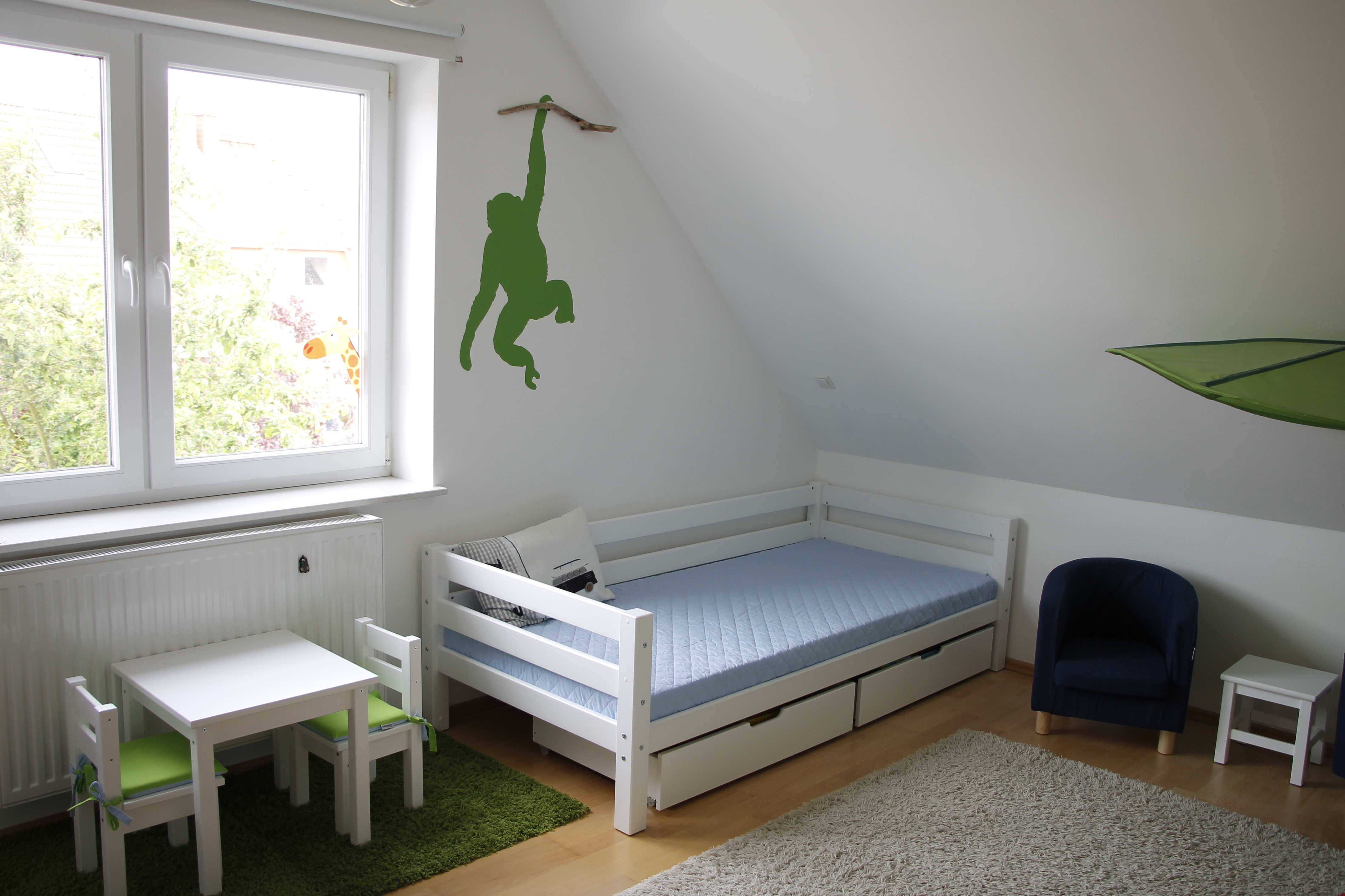 Ab in den dschungel: eine kinderzimmer roomtour lavendelblog Kleines kinderzimmer für 2
