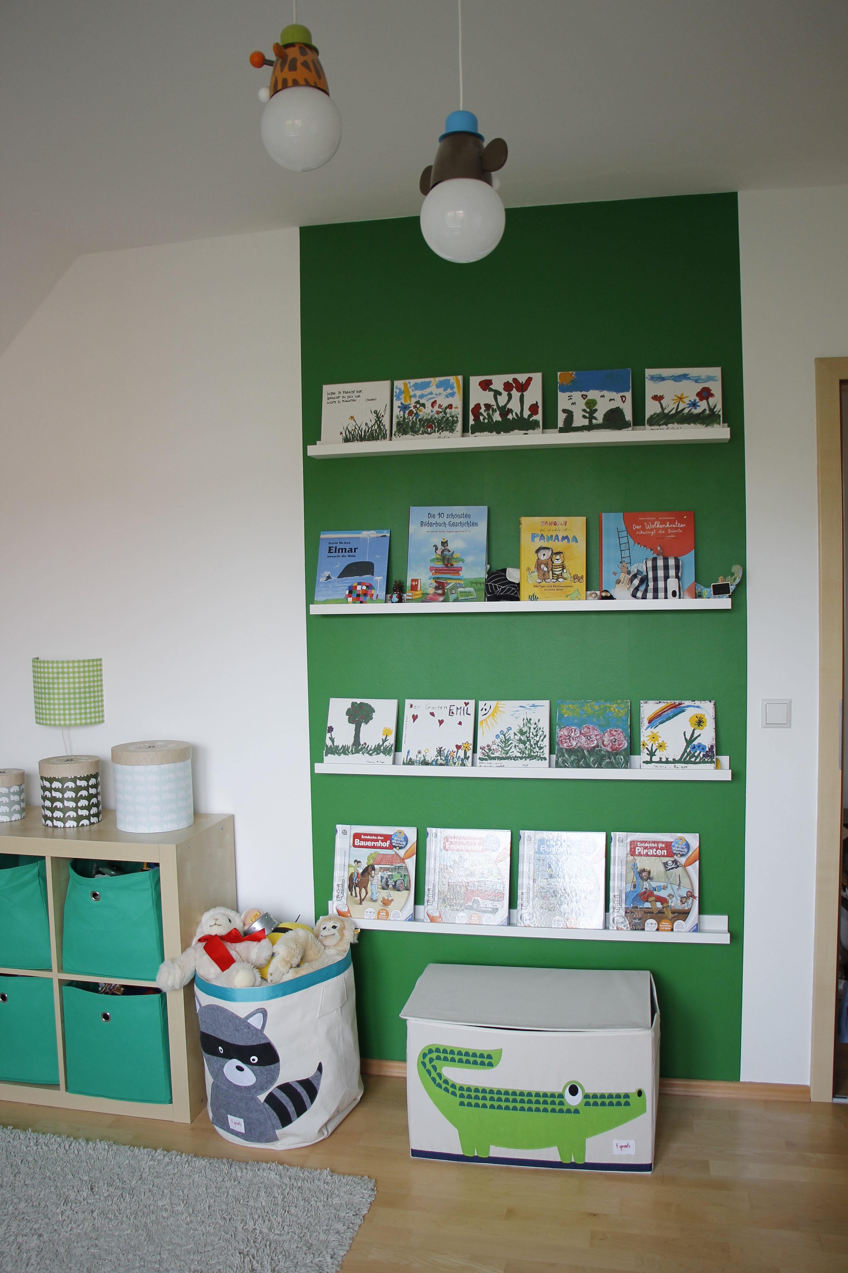 Ab in den dschungel: eine kinderzimmer roomtour lavendelblog Kinderzimmergestaltung für kleine räume