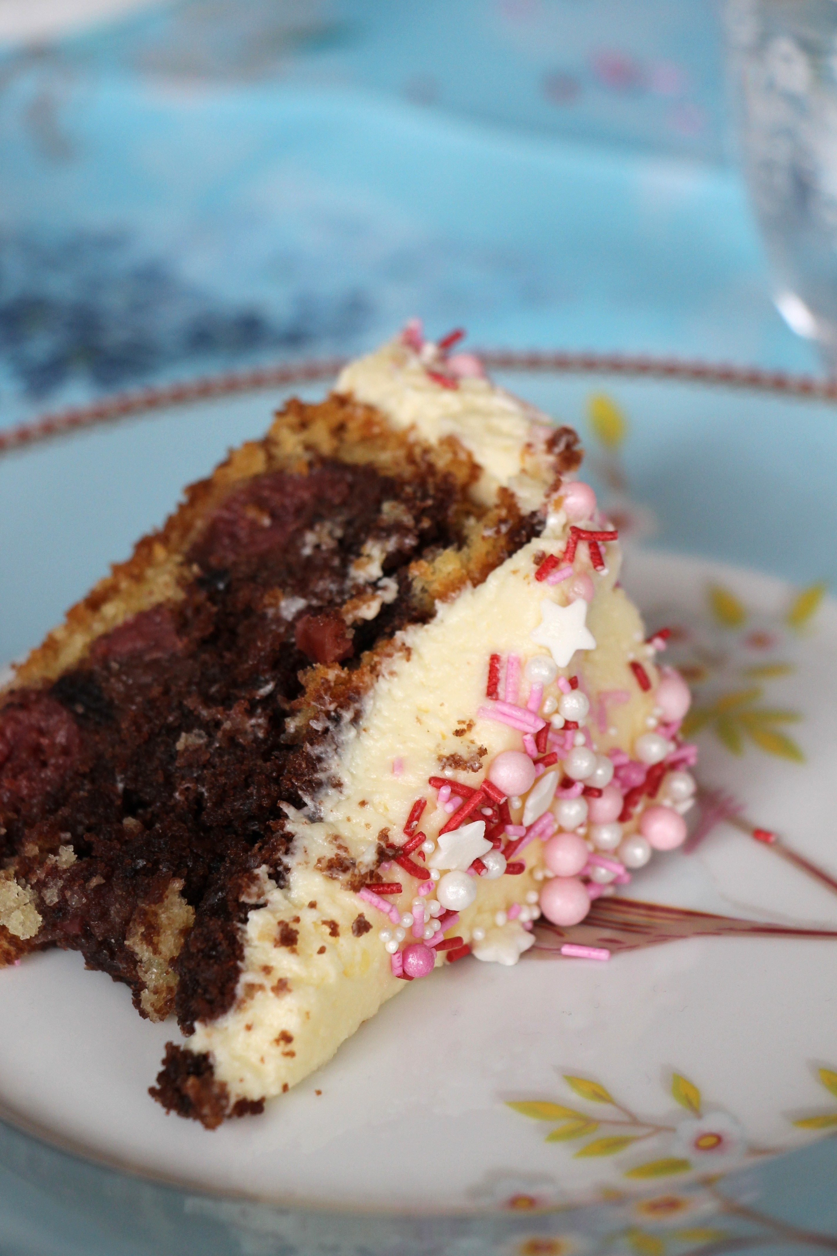 Schneewittchenkuchen als Torte Rezept - Lavendelblog
