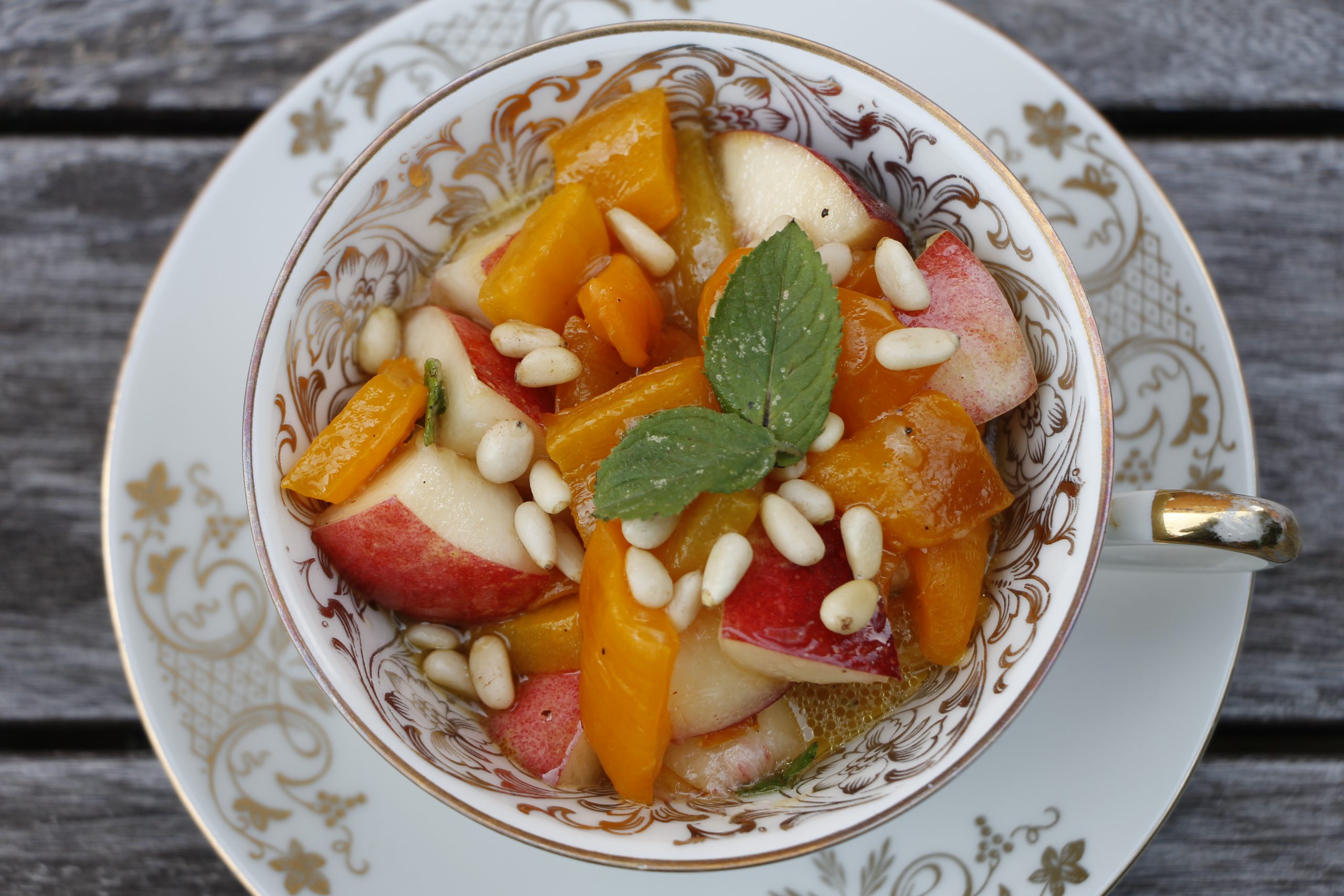 Rezeptidee: Paprika-Nektarinen-Salat - Lavendelblog