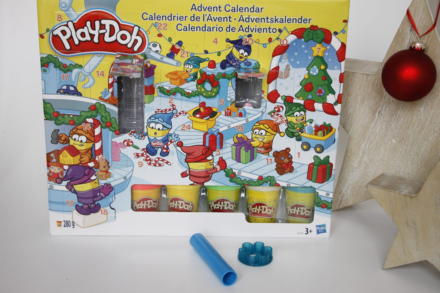 Play-Doh Adventskalender Inhalt