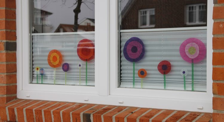 Fensterdeko Blumen