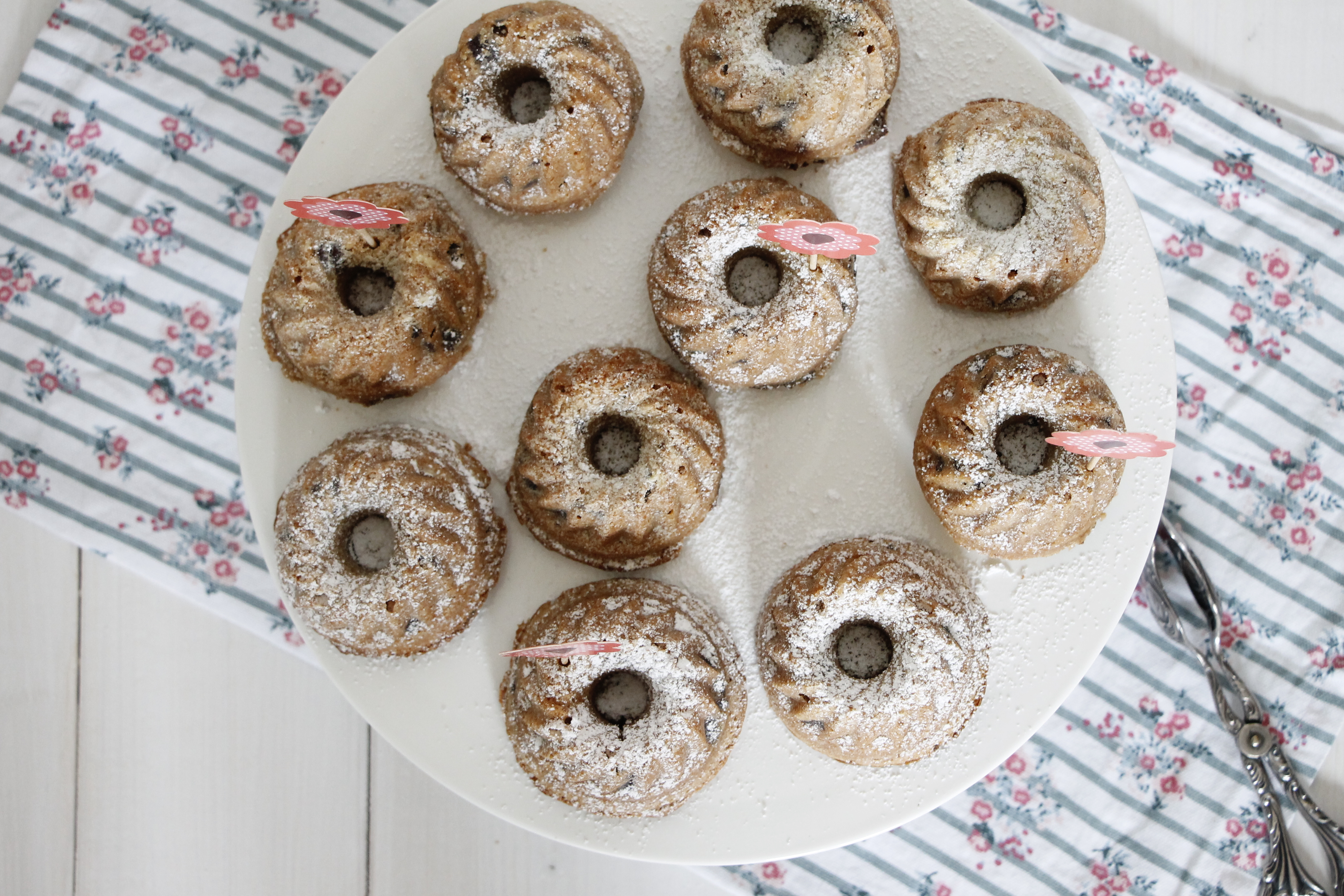 Mini-Gugelhupf Rezept mit Schokolade - Lavendelblog