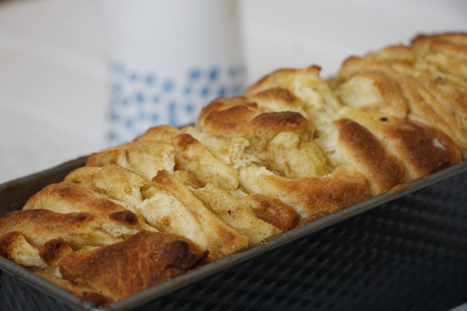 Backidee: Rezept für süßes Zupfbrot mit Zimt und Apfel - Lavendelblog