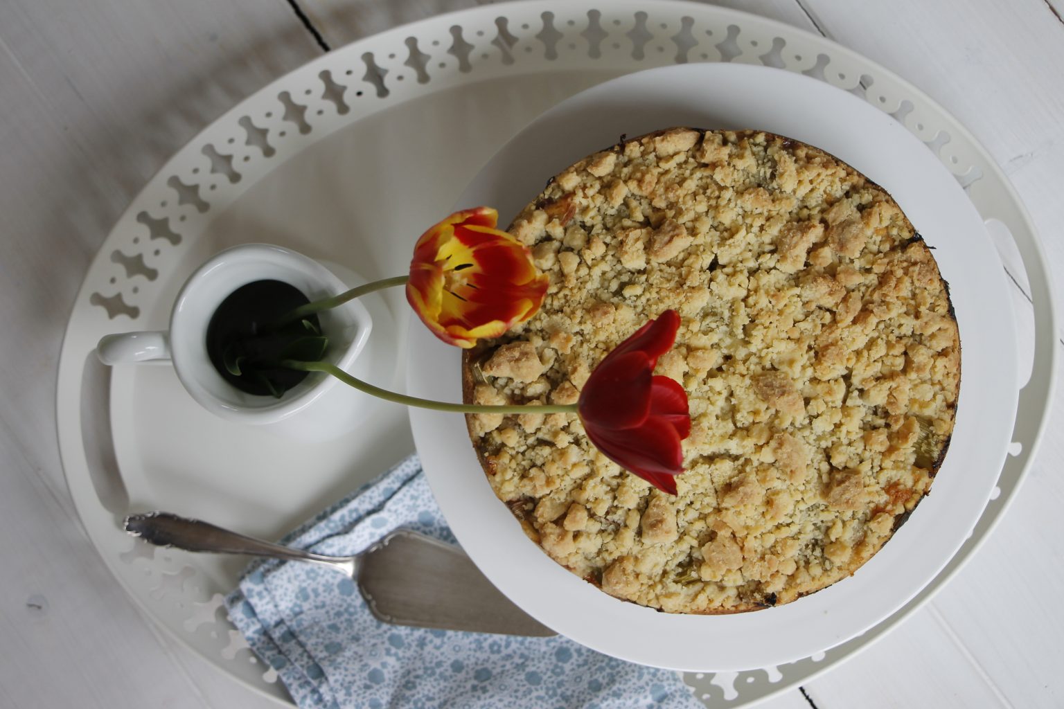 Rhabarber-Streusel-Kuchen