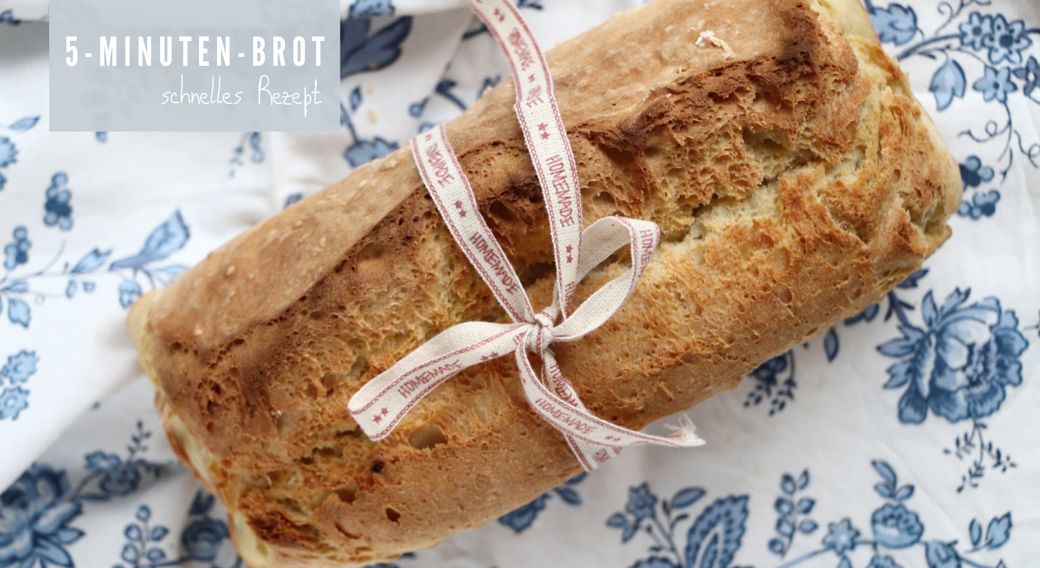 Rezeptidee: 5-Minuten-Brot und selbstgemachte Kräuterbutter - Lavendelblog