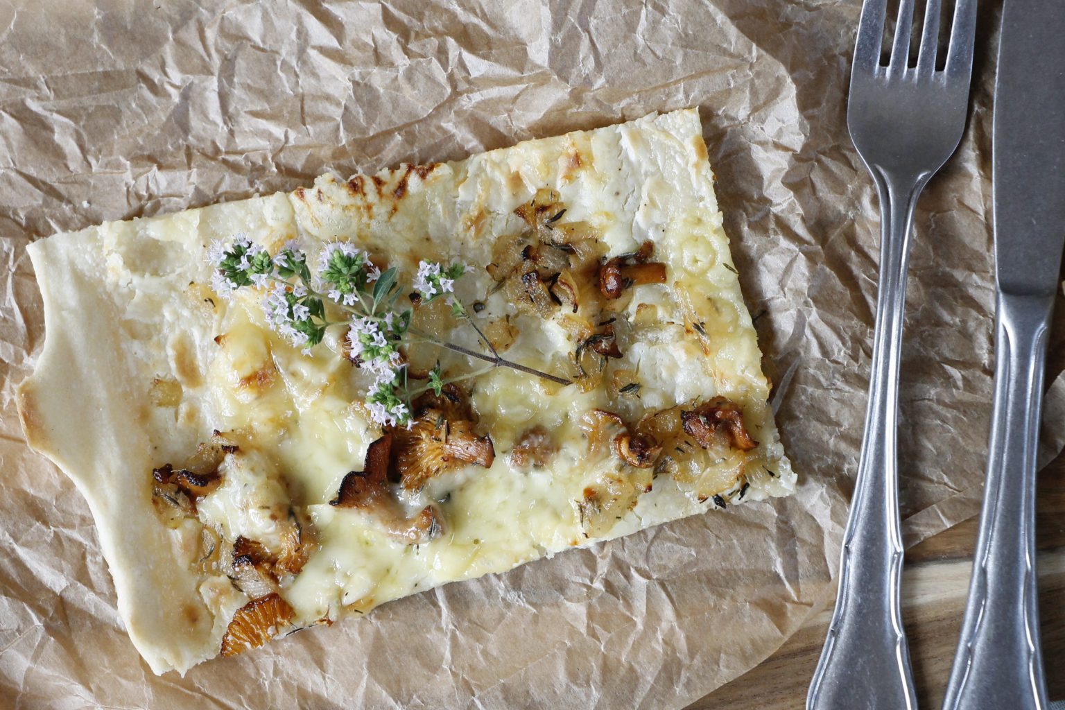 Flammkuchen Rezept Pfifferlinge