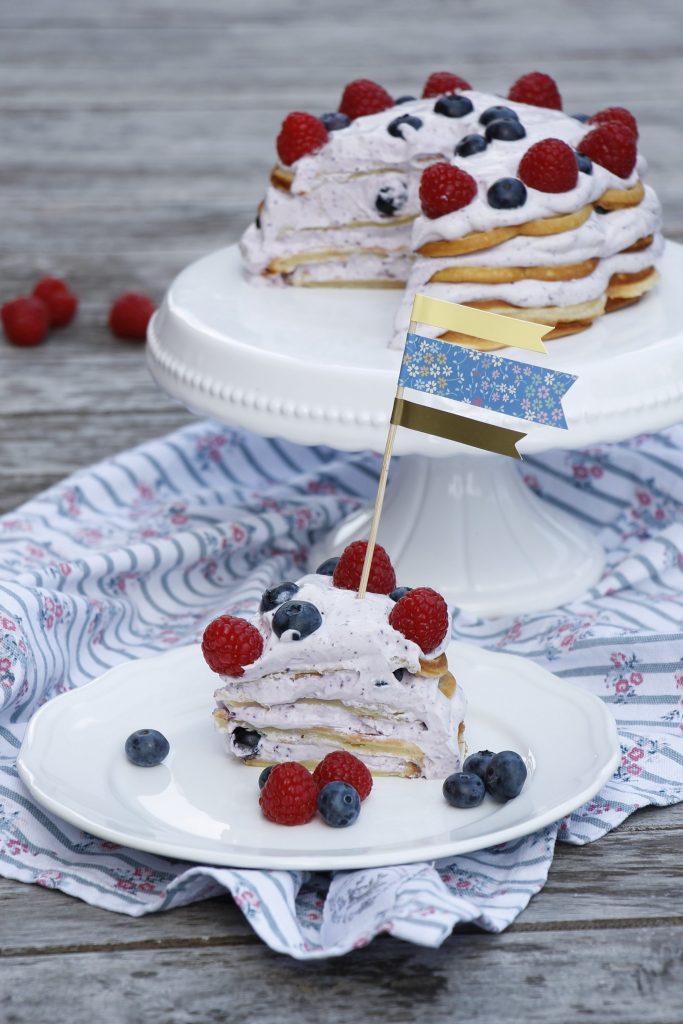 Rezept Waffeltorte mit Früchten