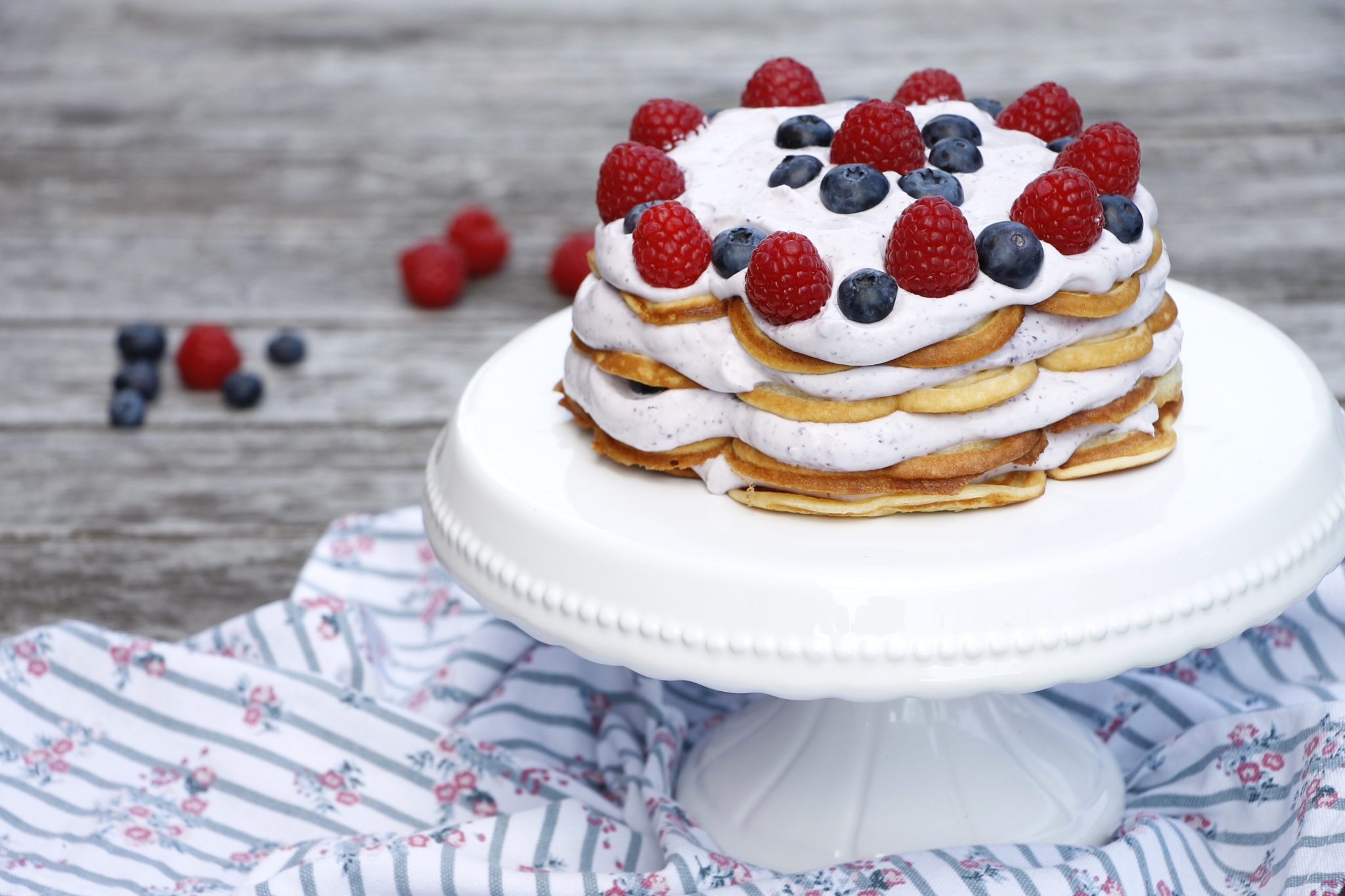 Waffeltorte: Rezept zum Abschied des Sommers - Lavendelblog