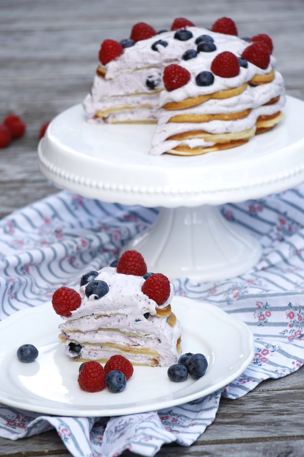 Waffeltorte: Rezept zum Abschied des Sommers - Lavendelblog