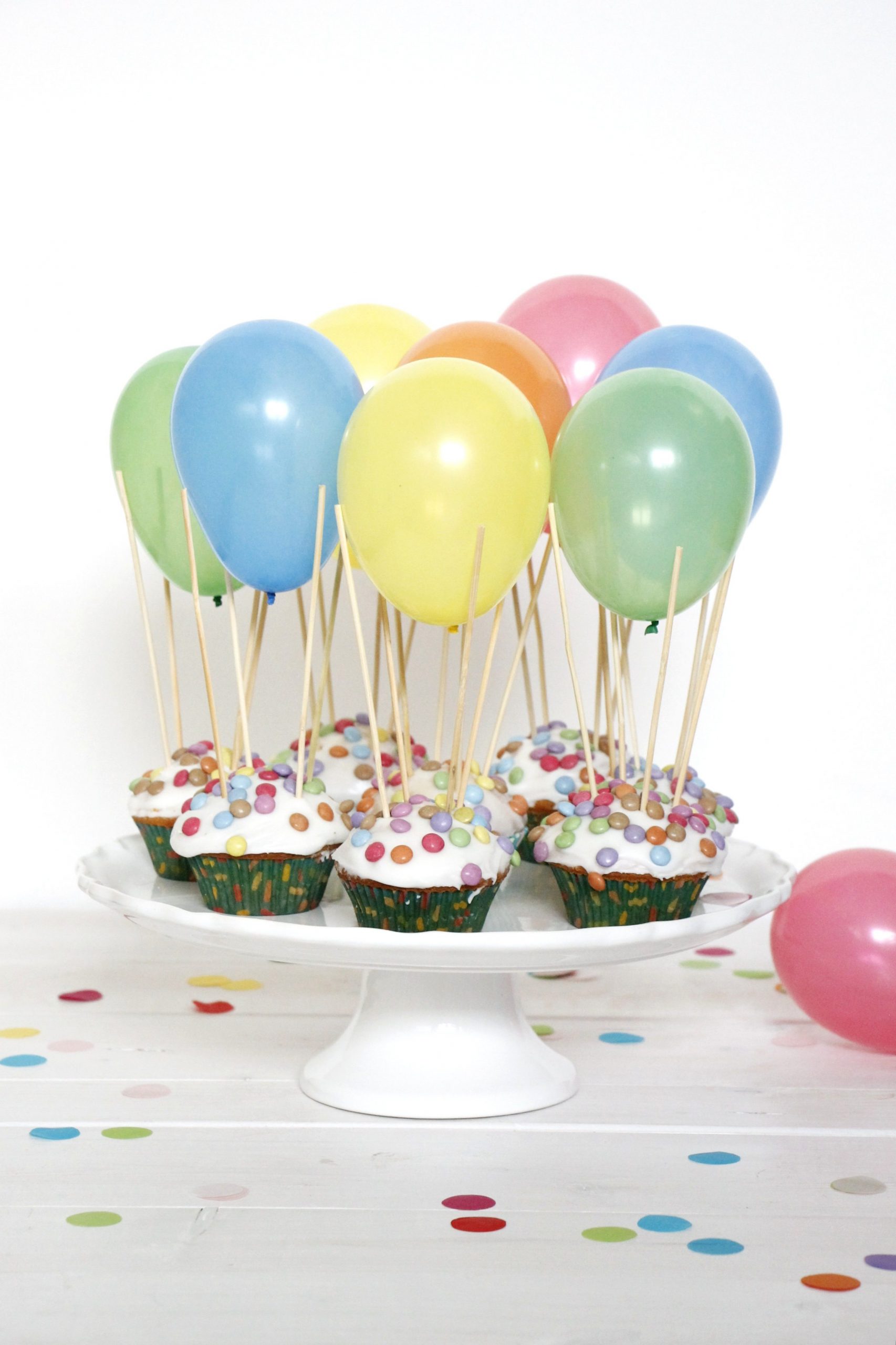 Idee für den Kindergeburtstag Rezept für HeißluftballonMuffins