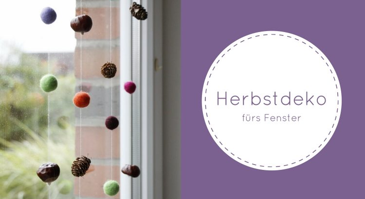 Herbstdeko Fenster