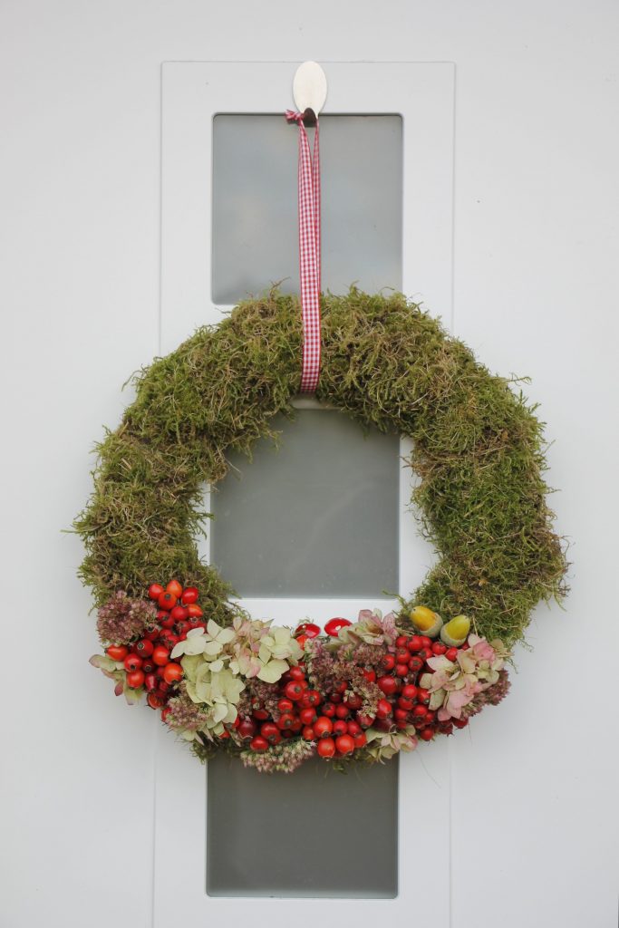 herbstkranz selber basteln beste herbstdeko diy ideen, herbstkranz selber basteln: ideen für einen mooskranz - lavendelblog, Design ideen
