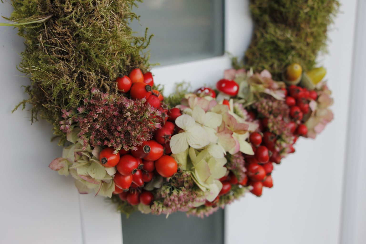 Herbstkranz basteln Ideen