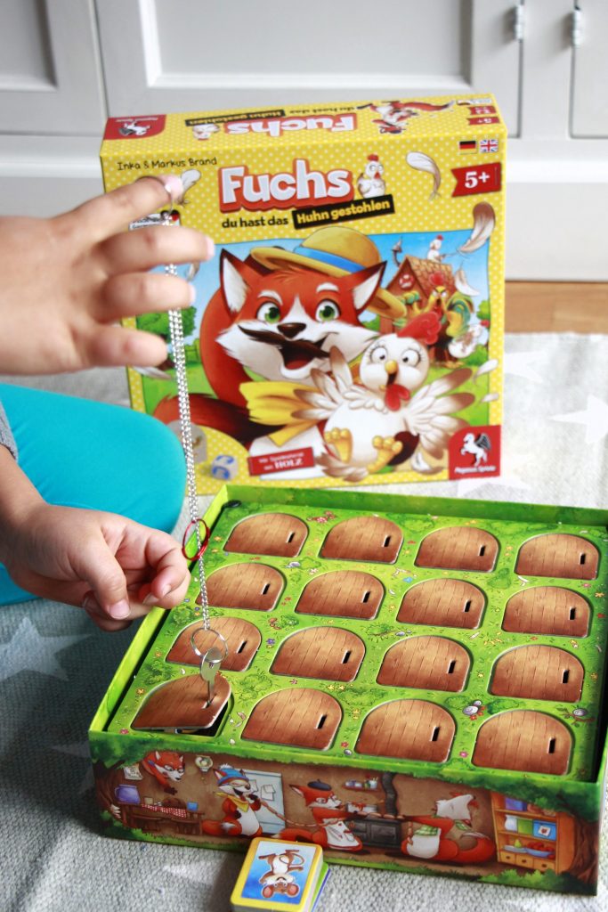 Fuchs du hast das Huhn gestohlen Brettspiel