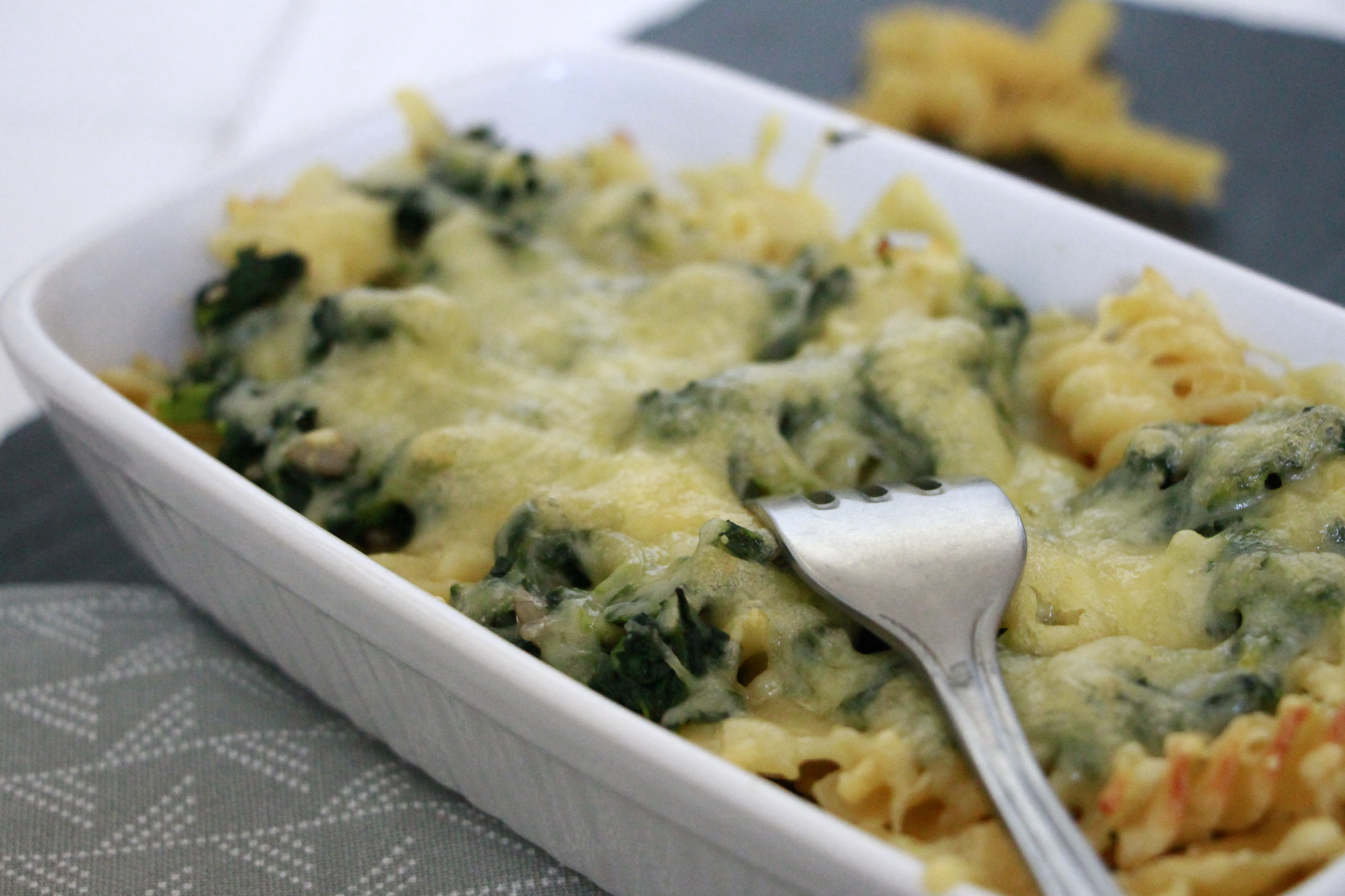 vegetarischer Auflauf mit Spinat Rezept - Lavendelblog