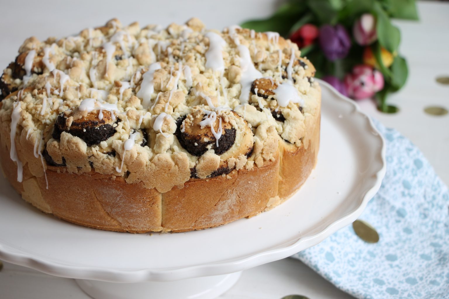 Mohnschnecken backen Anleitung