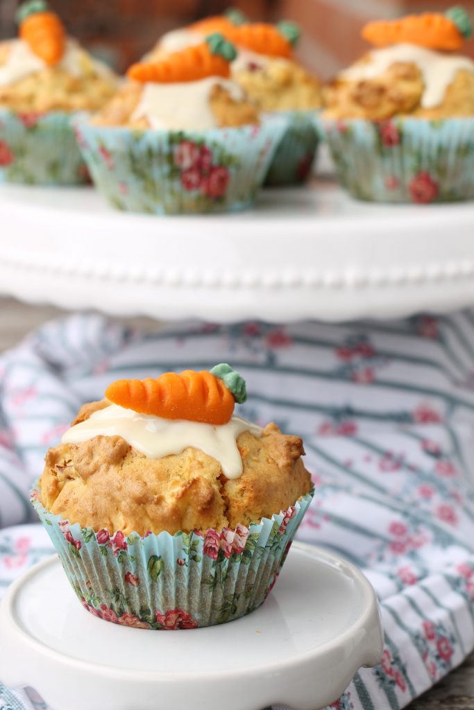 Möhrenmuffins mit wenig Zucker Rezept