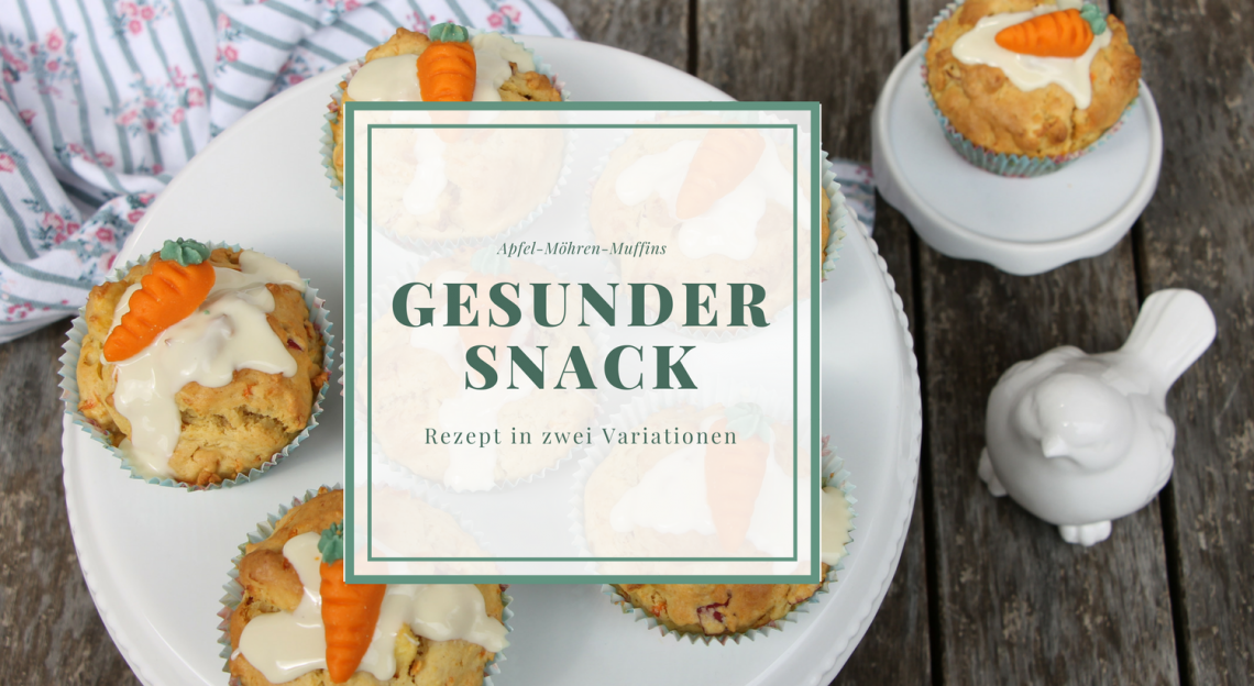 Gesunde Muffins: Apfel-Möhren-Muffins - Lavendelblog