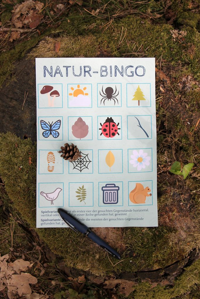 Naturbingo Vorlage