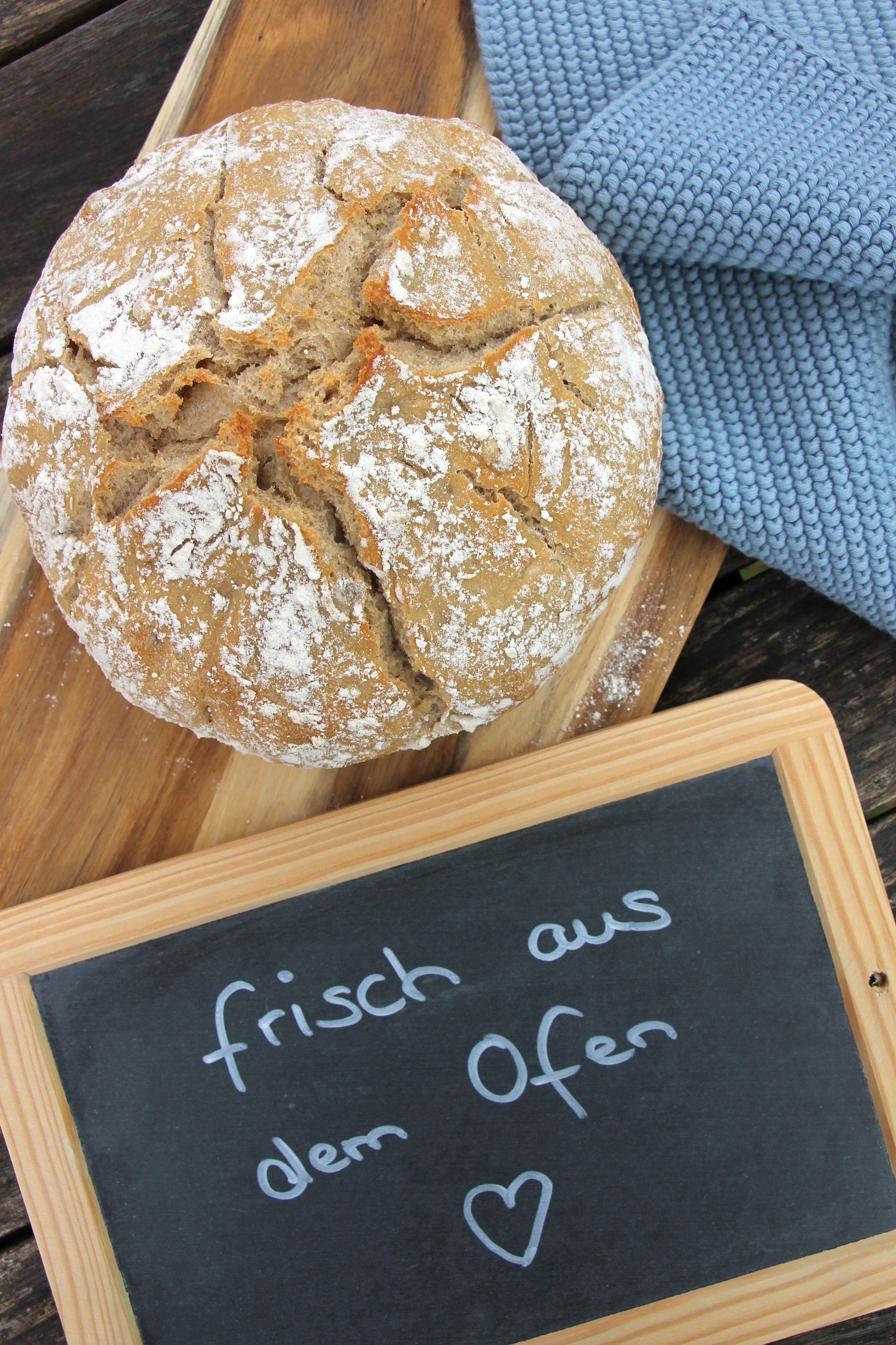 Weizenbrot mit Trockenhefe backen Rezept - Lavendelblog