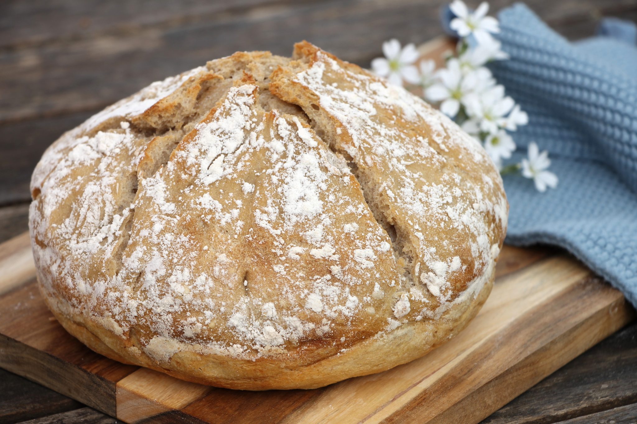 Einfaches Weizenbrot: Rezept für ein Weißbrot - Lavendelblog