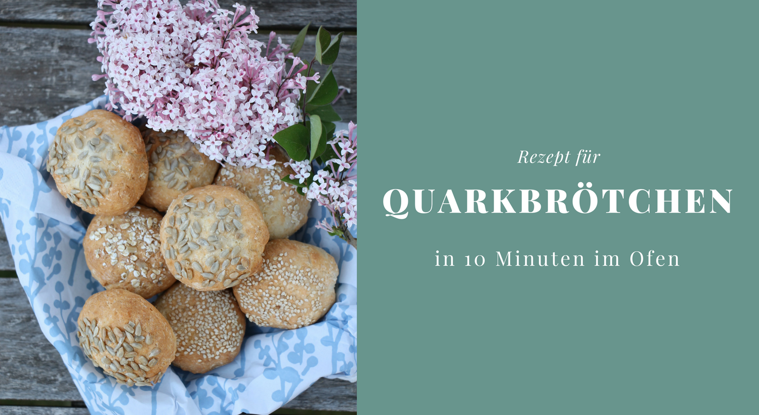 einfaches Brötchenrezept mit Quark