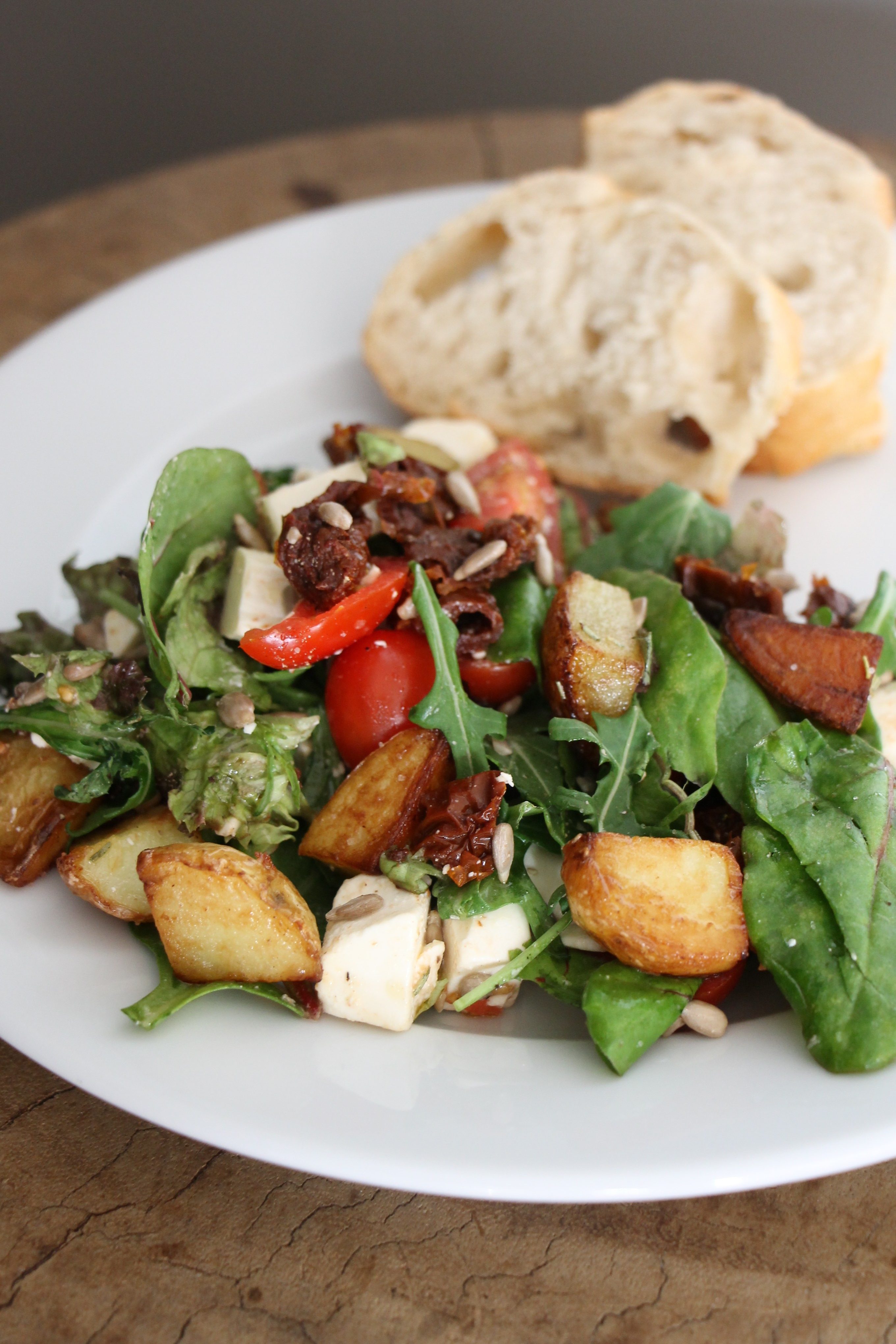 Salat mit Kartoffeln Rezept - Lavendelblog