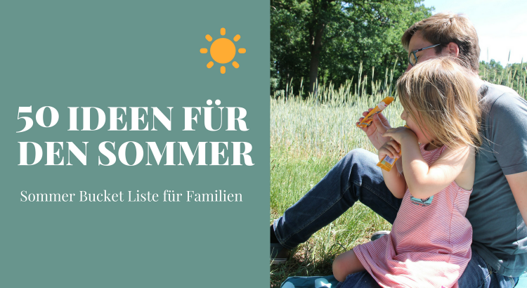 Sommer Bucket Liste Kinder