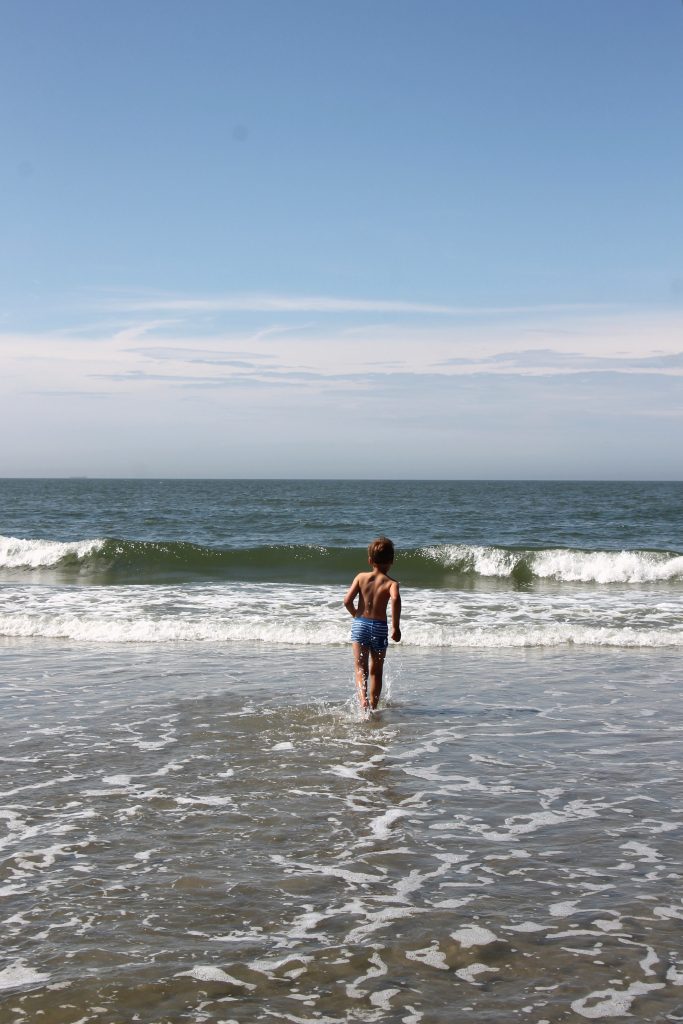 Strand Hoek van Holland mit Kindern