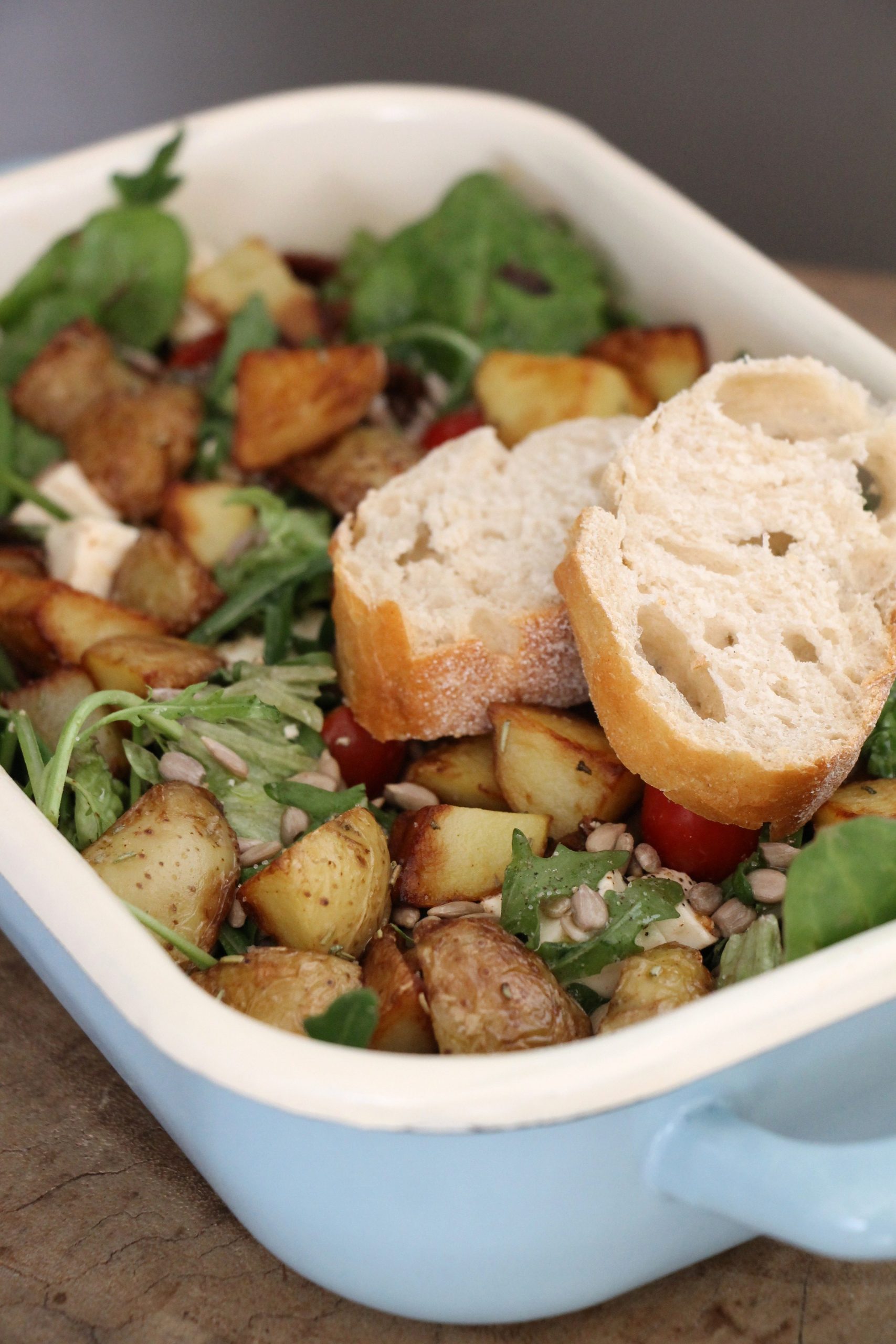 sättigender Salat Rezept - Lavendelblog