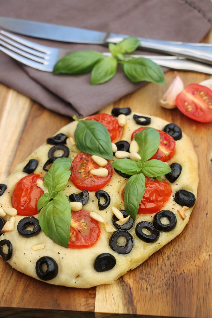 Focaccia mit Tomaten Rezept