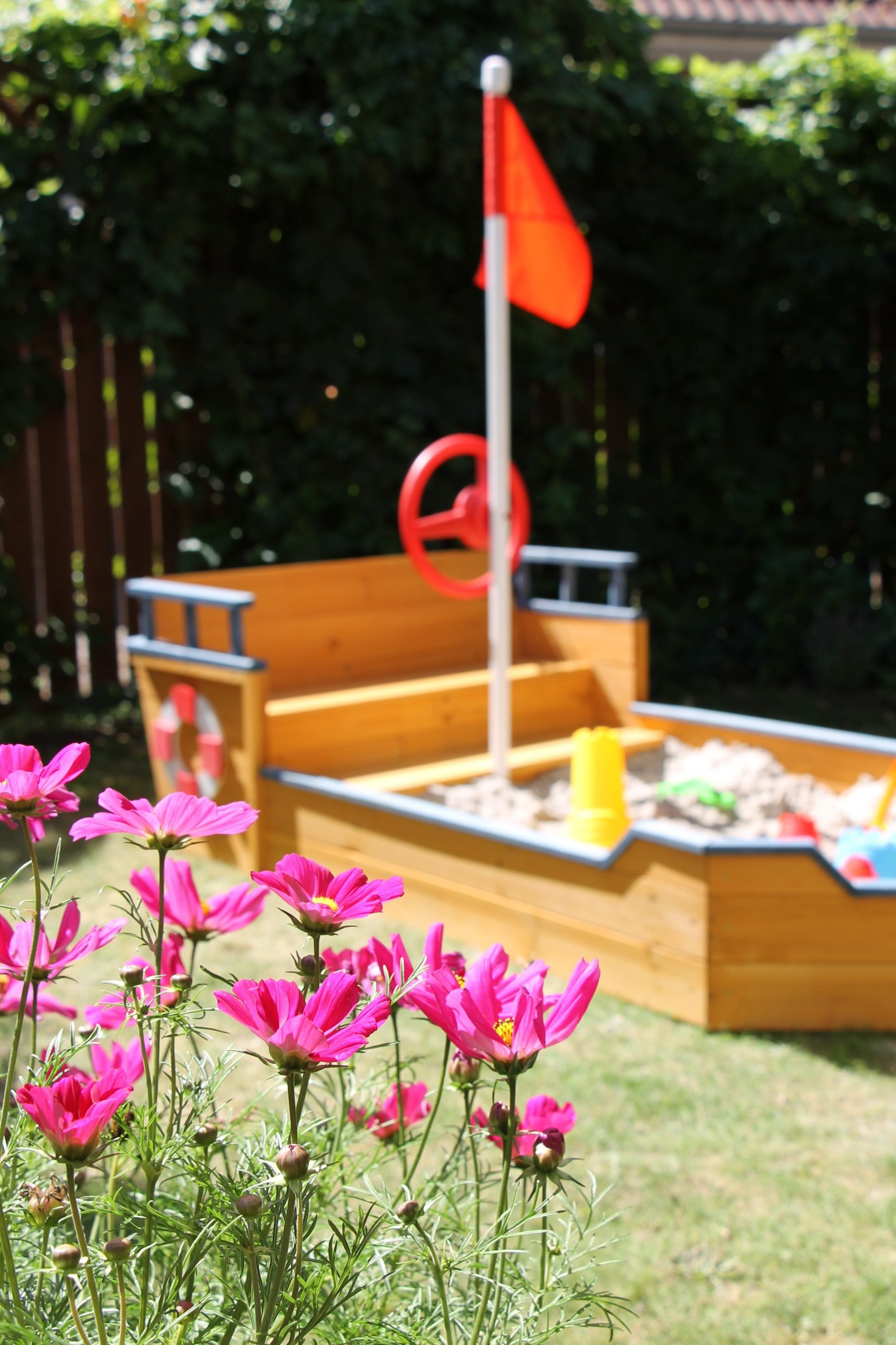 Spielecke im Garten für Kinder gestalten Ideen & Must haves Lavendelblog