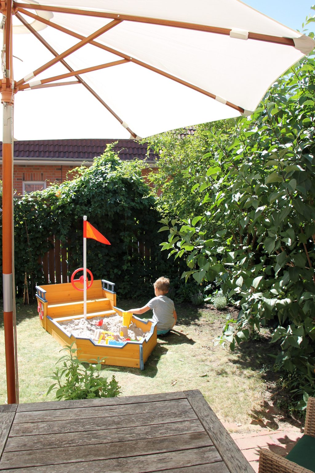 Spielecke im Garten für Kinder gestalten Ideen & Must haves Lavendelblog