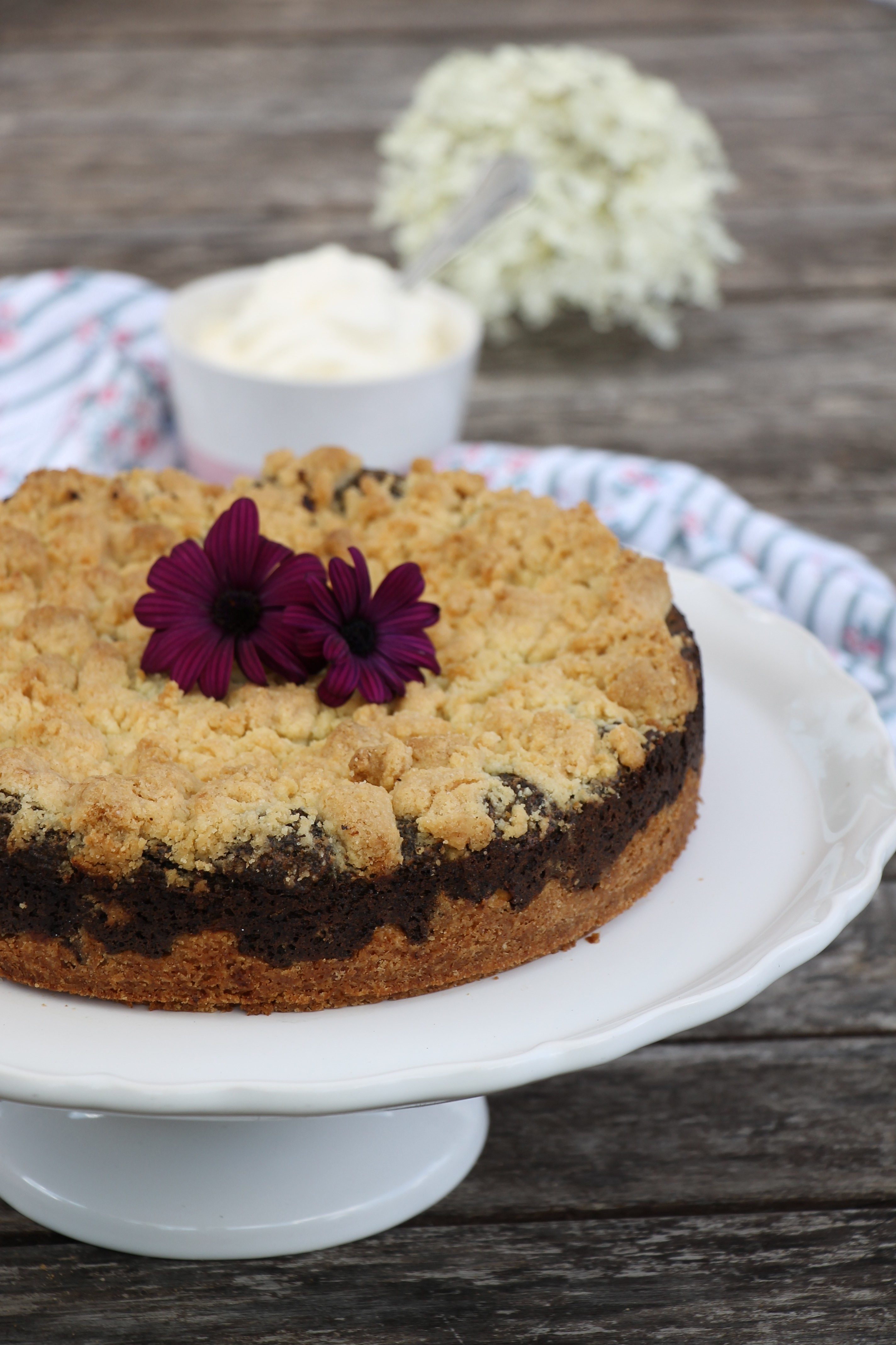 Rezept Mohnkuchen mit Streusel - Lavendelblog