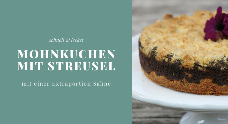 Rezept Mohnkuchen mit Streusel