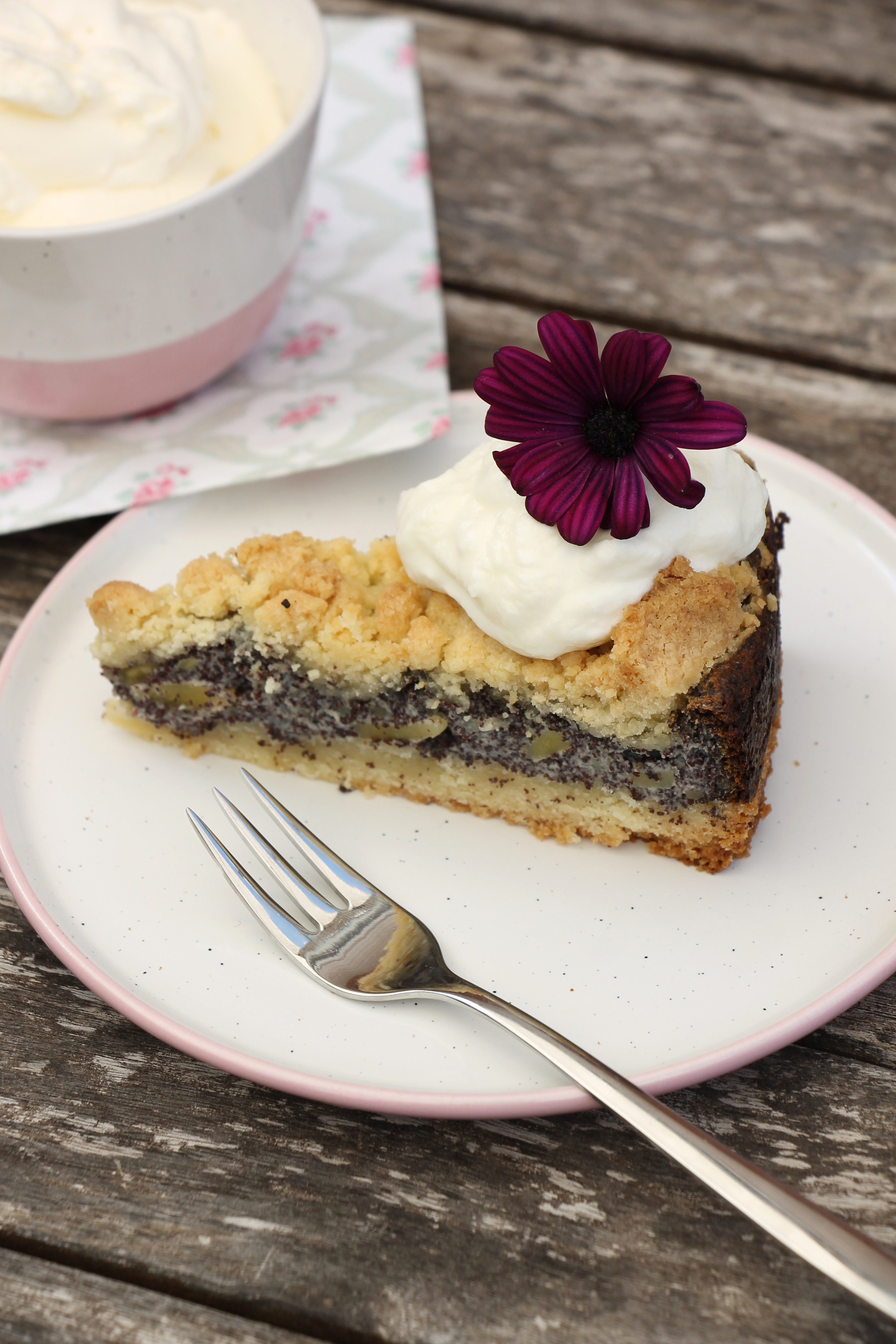 saftiger Mohnkuchen Rezept - Lavendelblog