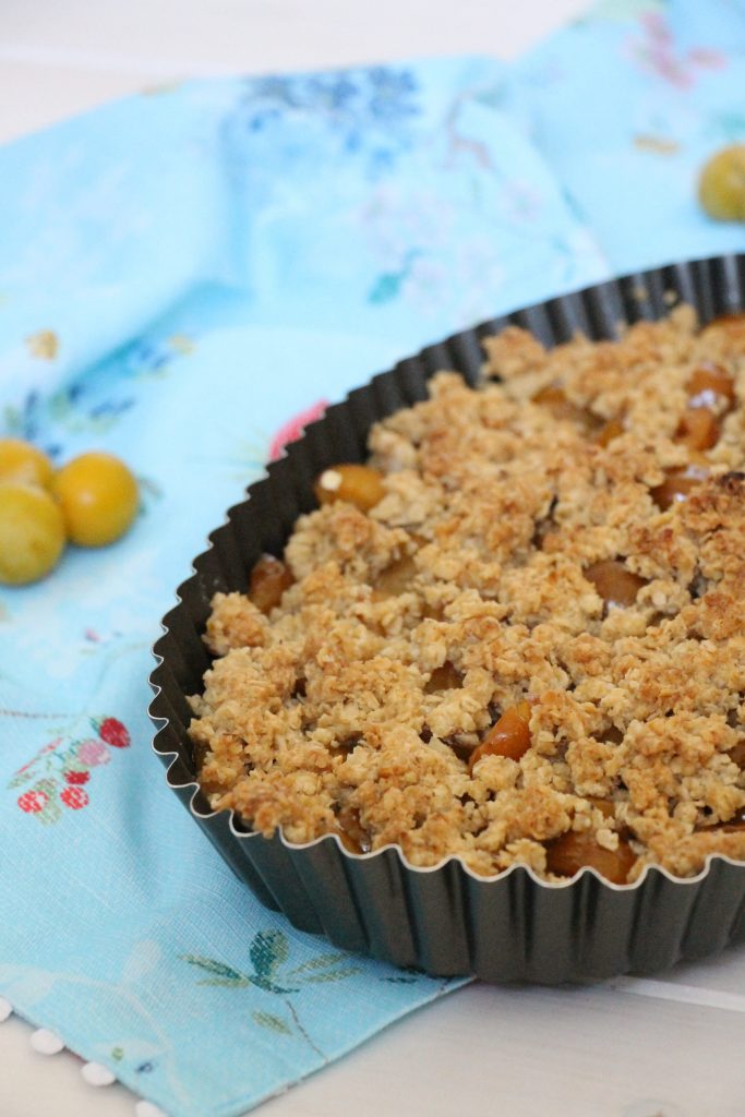 Crumble mit Haferflocken Rezept