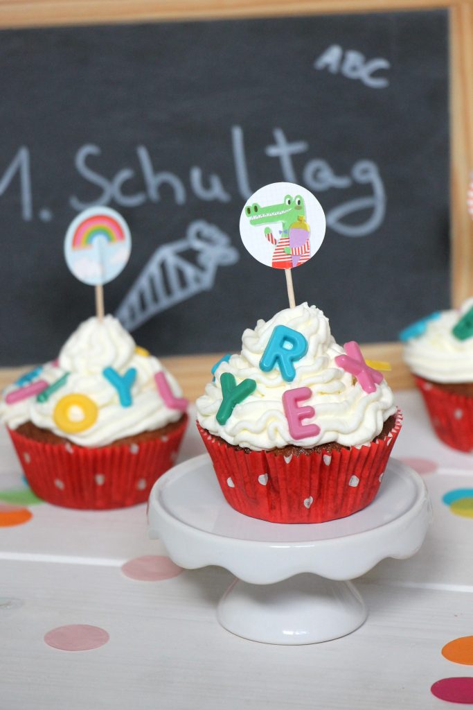 Einschulungs-Muffins Rezept