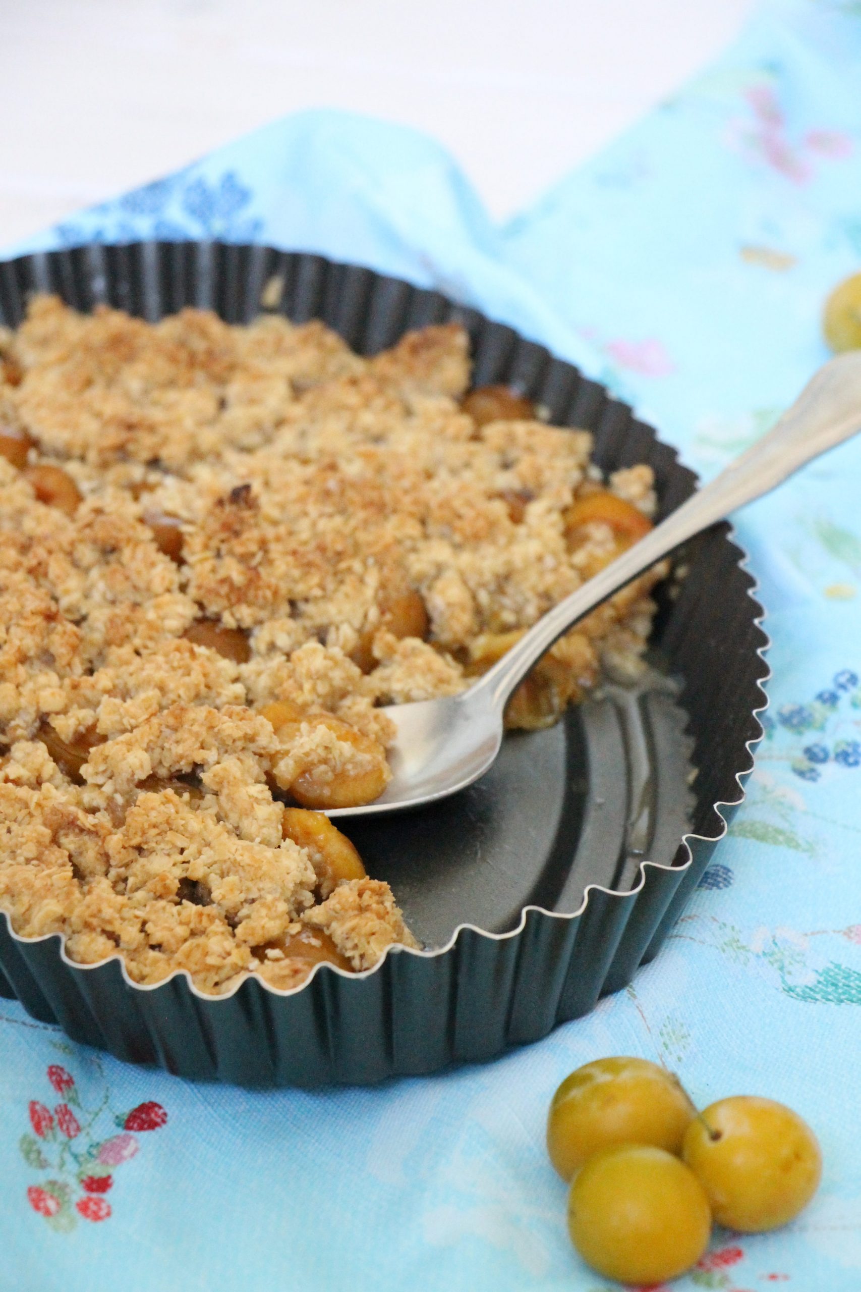 Mirabellen-Crumble: Rezept für eine fruchtige Süßspeise - Lavendelblog