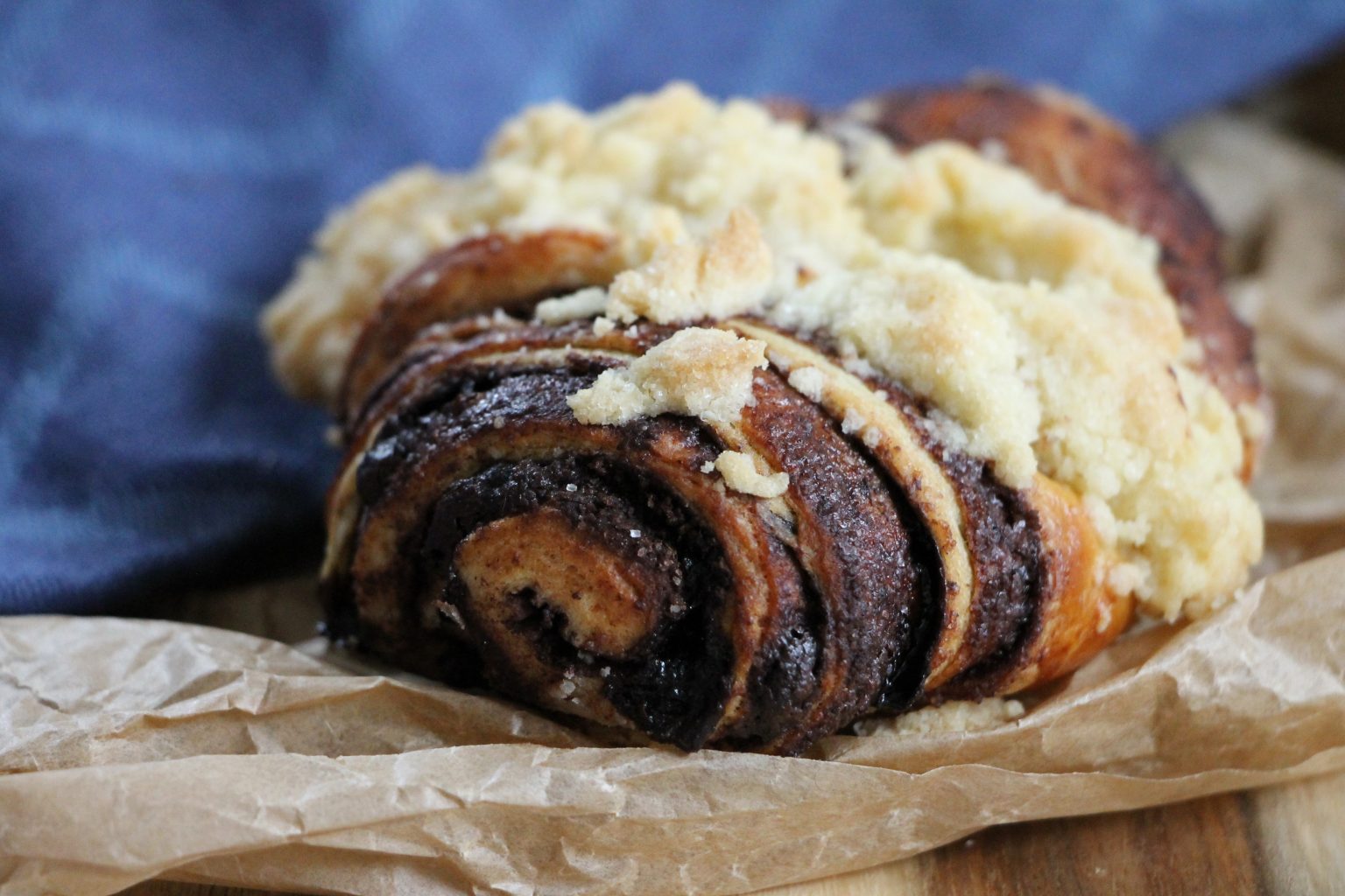 Franzbrötchen mit Schokolade Rezept