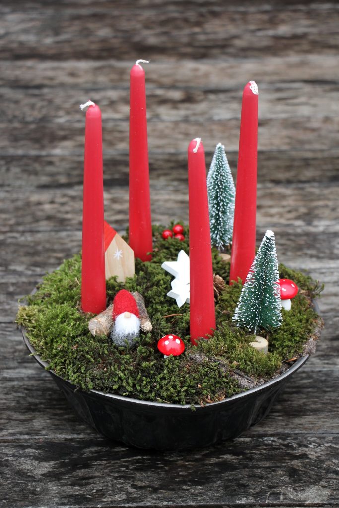 Adventskranz Gugelhupf-Form