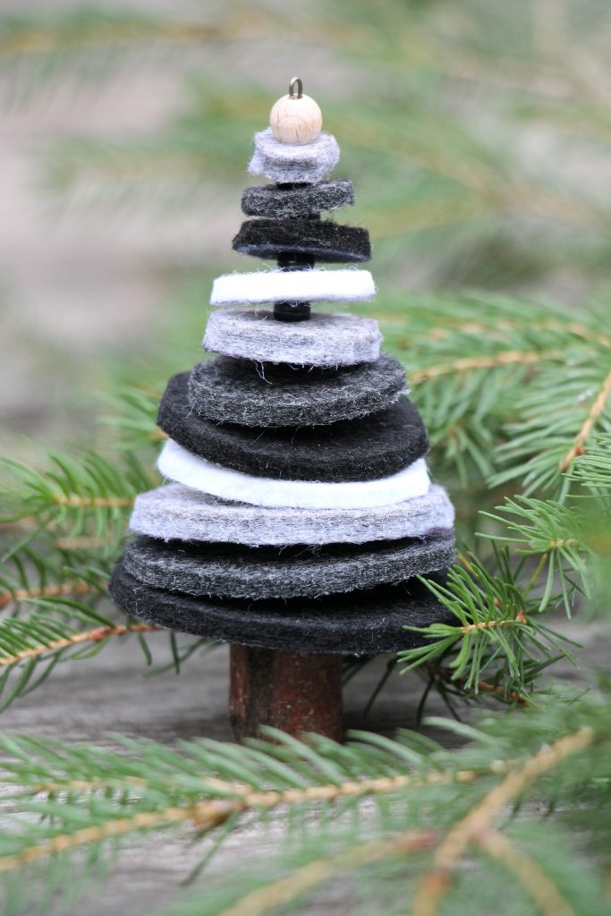 Bastelidee Weihnachten Tannenbaum