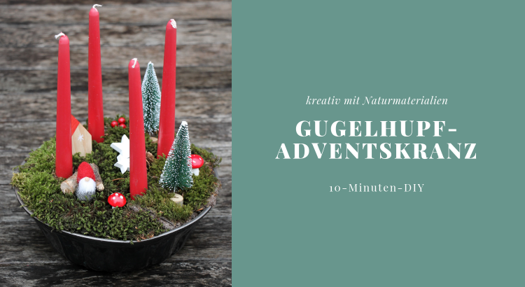 Gugelhupf Adventskranz DIY