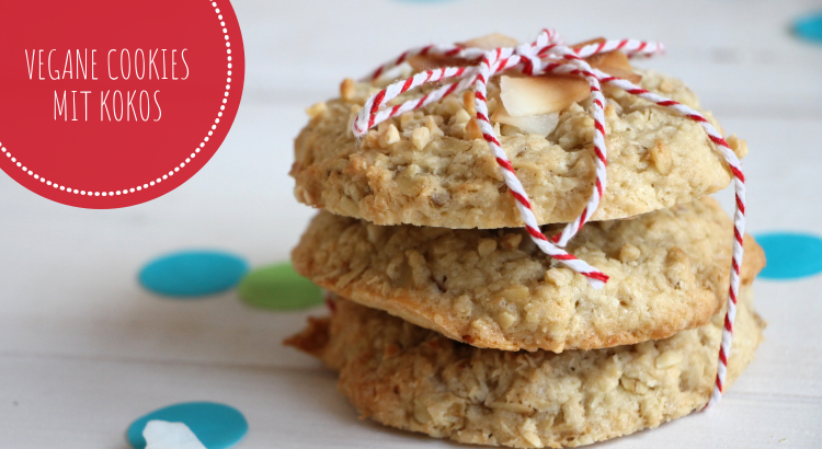 Vegane Cookies: Rezept für Kokos-Kekse - Lavendelblog