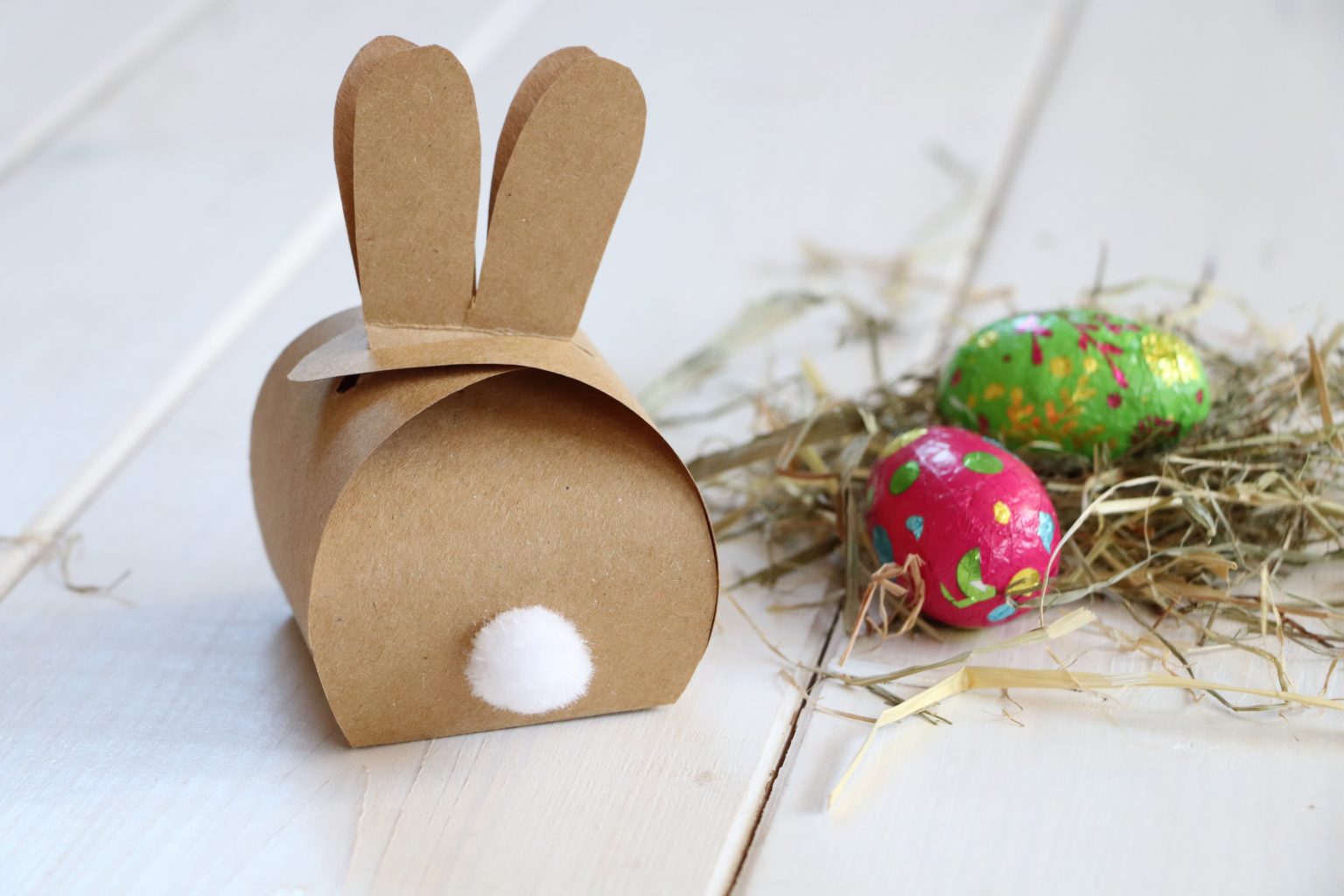 Hase Faltschachtel DIY