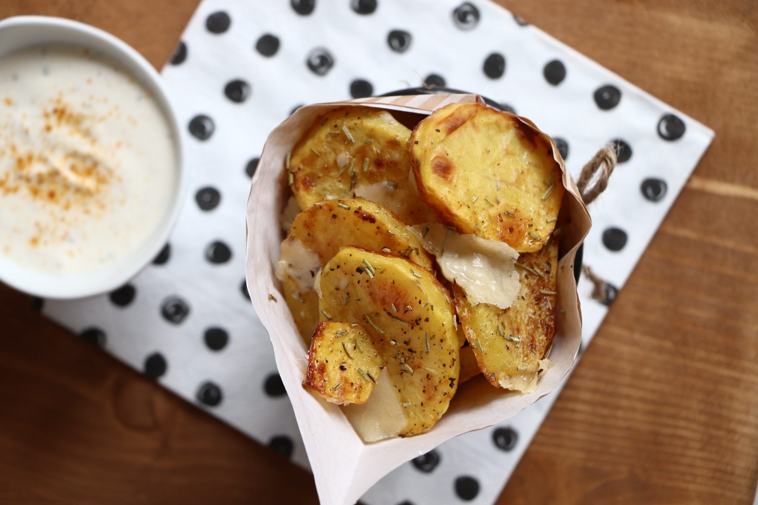 Backkartoffeln mit Dip Rezept
