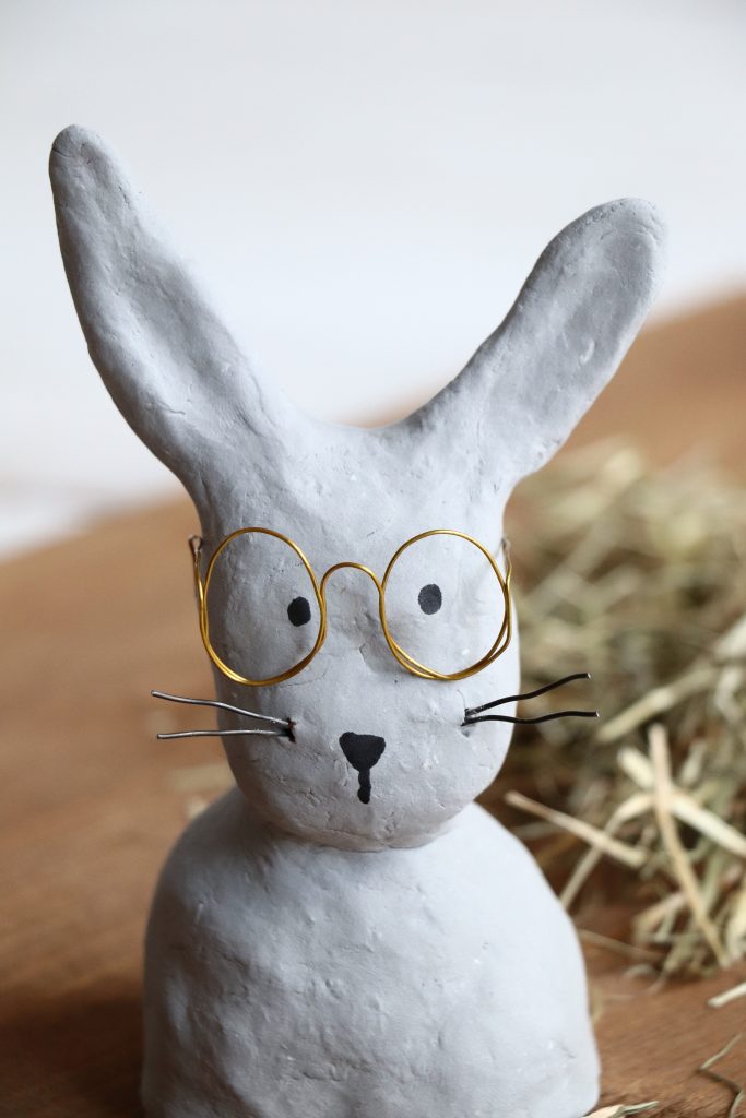 Hase mit Brille DIY