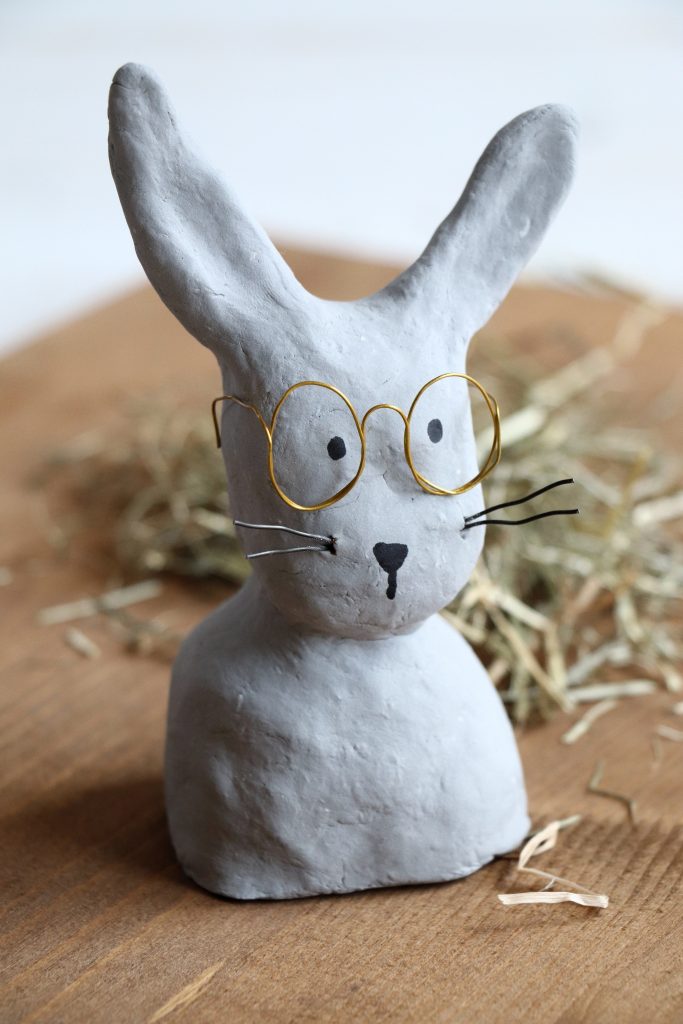 Hase mit Brille selber machen