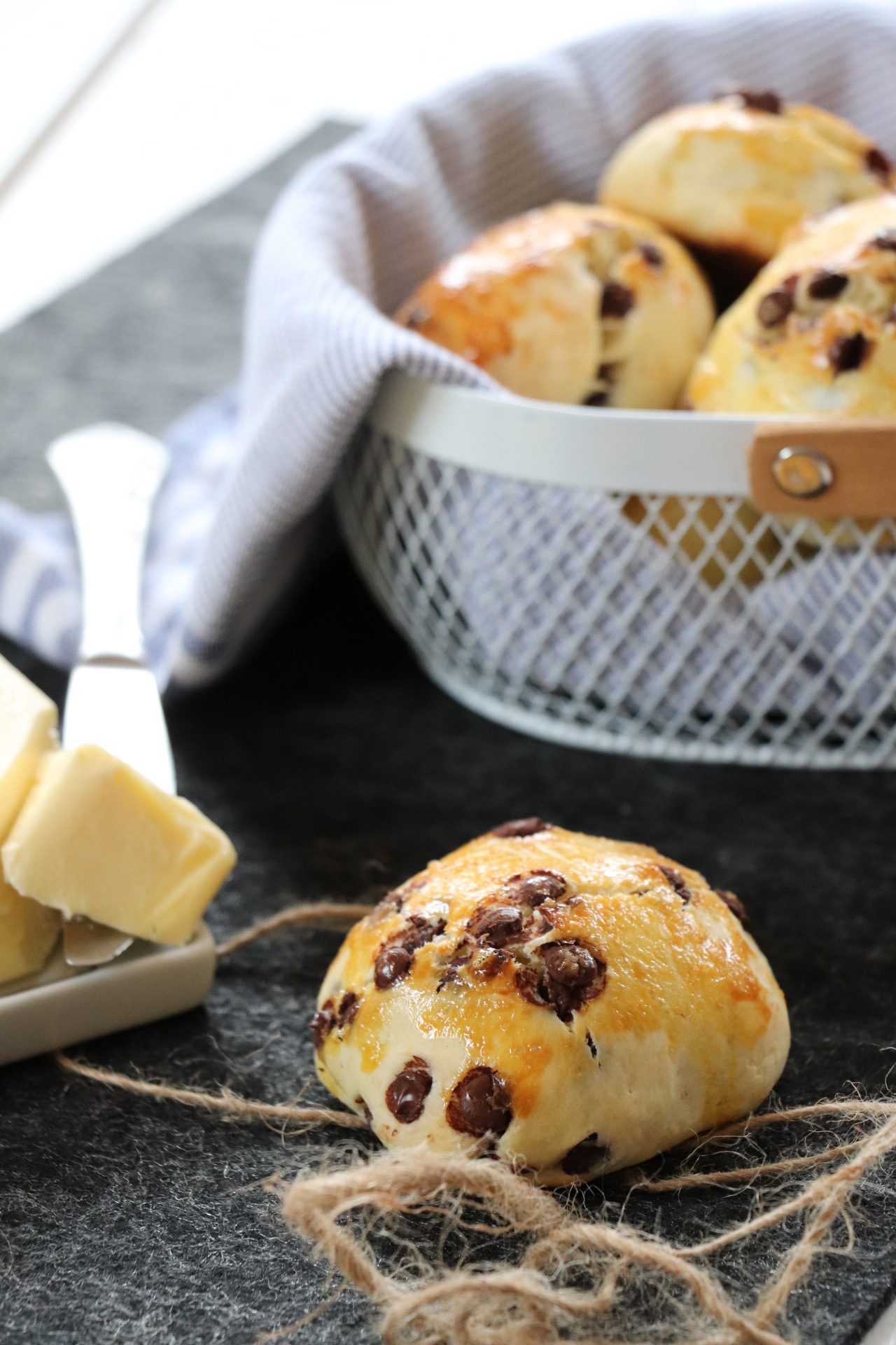 Schokobrötchen Hefeteig - Lavendelblog